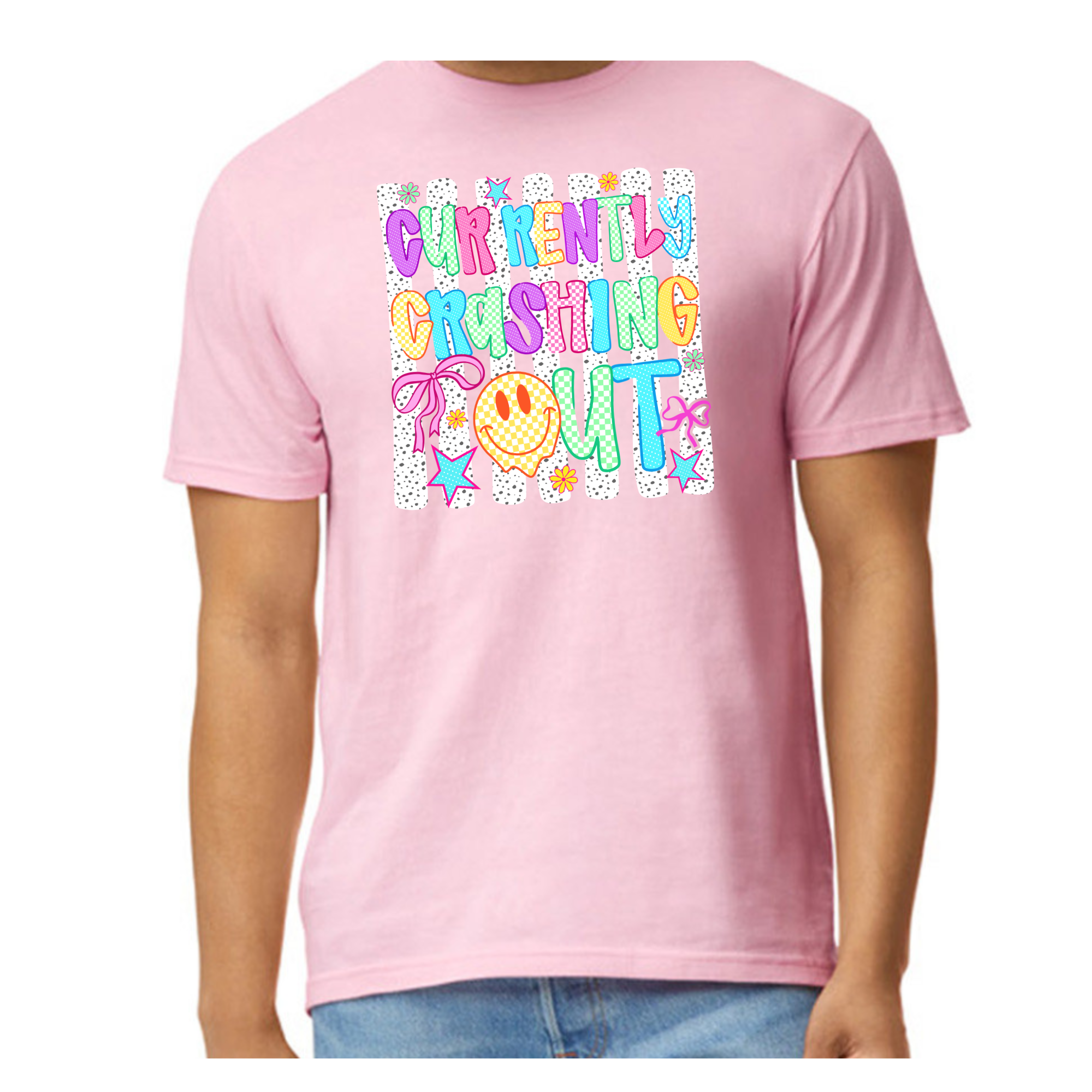 Pink Crashing Out T-Shirt